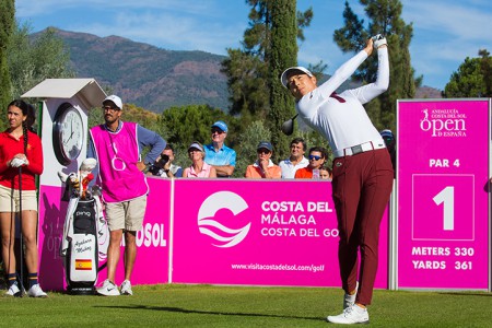 Azahara Muñoz comienza bien en la primera jornada del Open de España