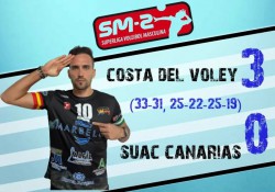 El Costa del Voley regresa al Serrano Lima con victoria sobre Suac Canarias