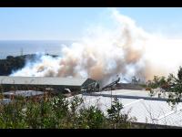 Incendio vertedero municipal carretera Ojén (3-2-13)