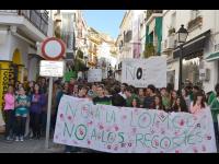 Manifestación de estudiantes en Marbella (6-2-13)