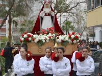 Procesión Virgen de la Trinidad por Plaza de Toros (22-3-13)