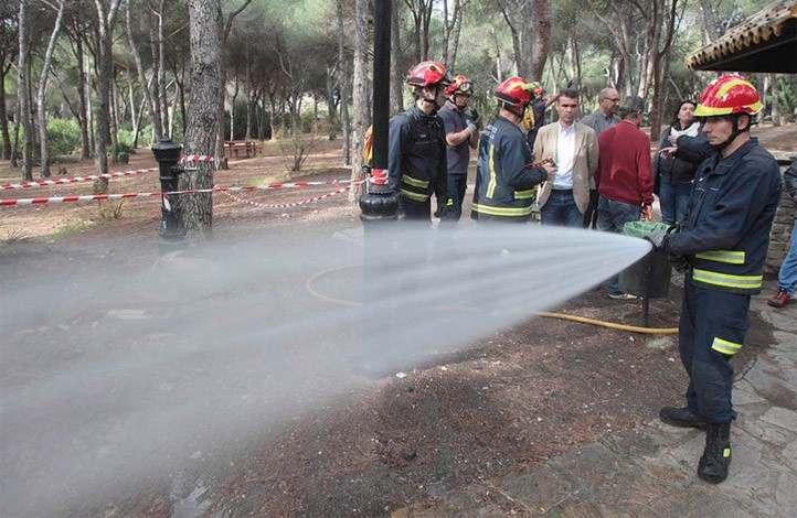 Los Bomberos de Marbella impulsan un nuevo sistema contra incendios