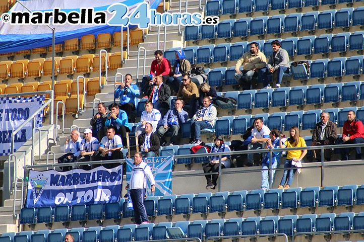 El Marbella organiza el viaje para acompañar al equipo a Cádiz