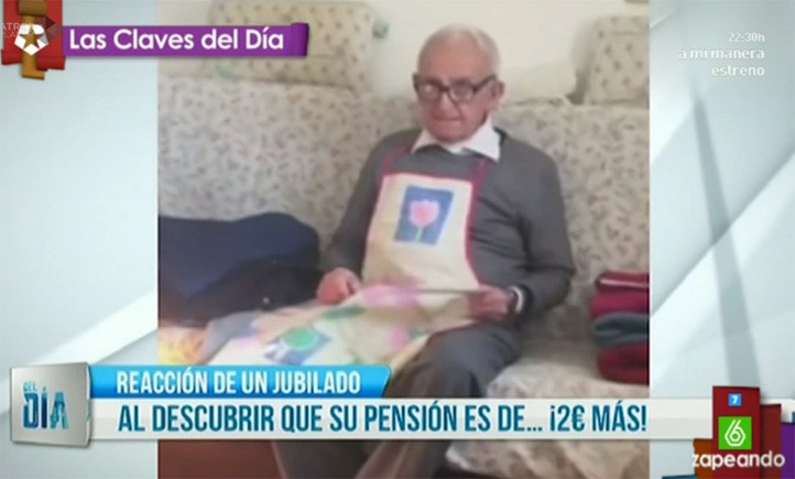 Un jubilado de Marbella revoluciona internet y acaba en Zapeando