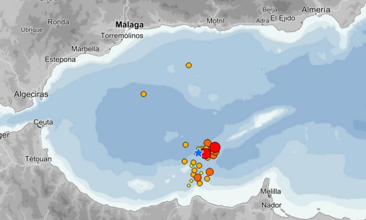 Un nuevo terremoto en el Mar de Alborán se deja sentir en Marbella