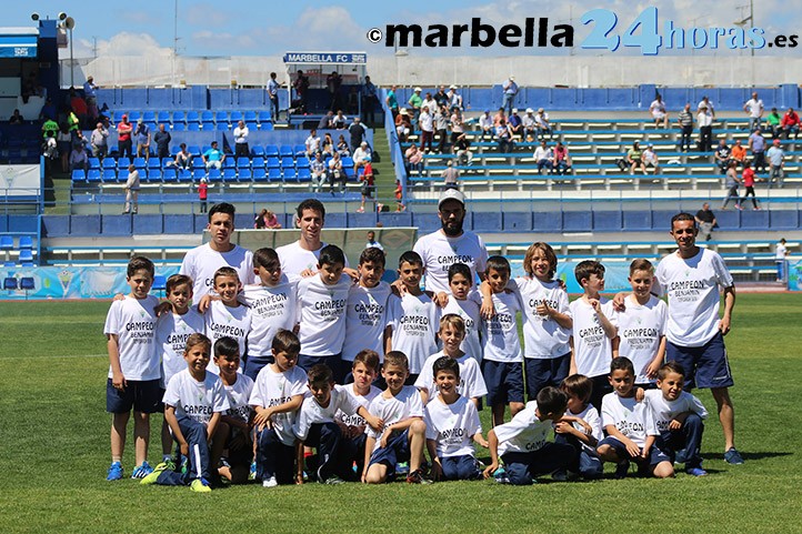 El prebenjamín del Marbella FC firma una temporada perfecta