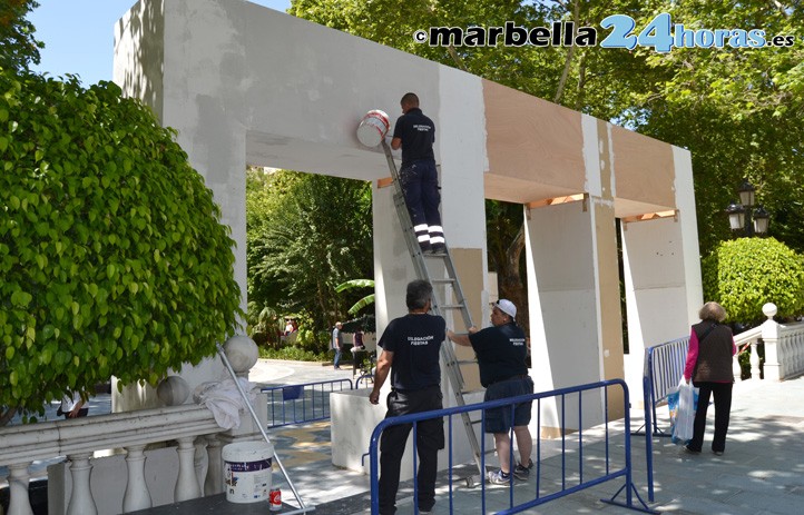La Feria de Marbella se visualiza ya en el centro de la ciudad