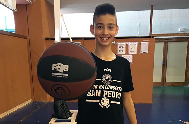 David Simion, del CB San Pedro, convocado por la selección malagueña