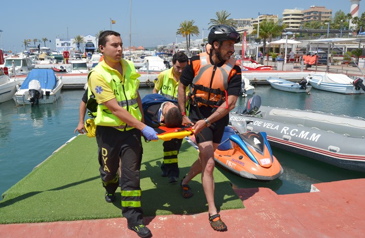 La Semana del Mar arranca con un simulacro en el Puerto Deportivo