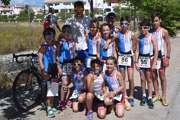 Cinco medallas para el Tri-Marbella Bike en el GoTri de menores