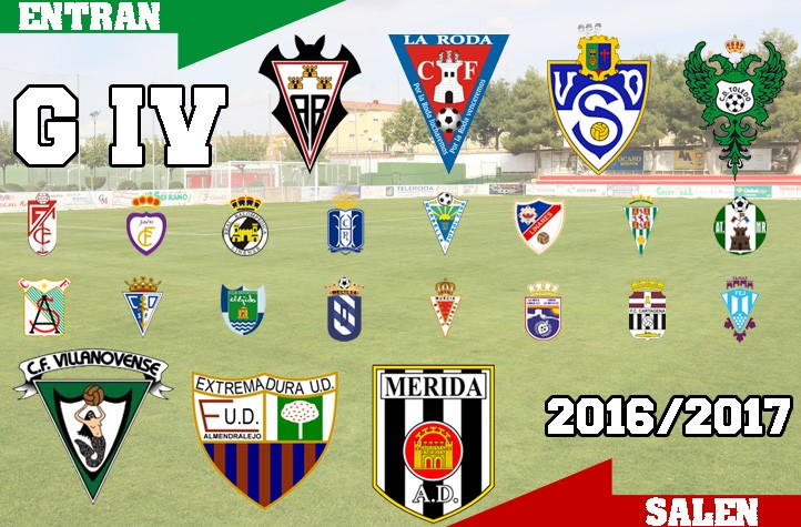 Extremadura sale del grupo IV y entra Castilla La Mancha