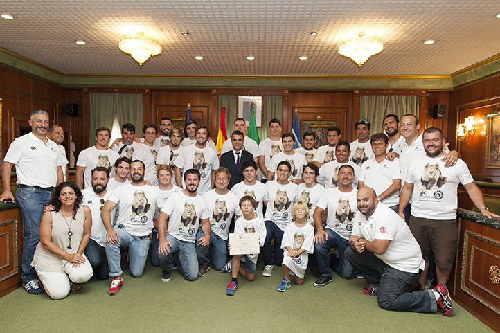 El Trocadero Marbella RC visita al alcalde y patrocinadores