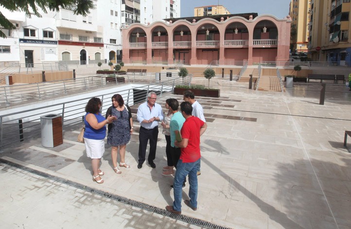 Finalizan las obras en la Plaza de Vista Alegre de San Pedro Alcántara