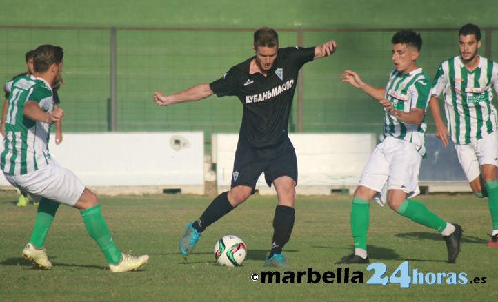 Buenas sensaciones y goles del Marbella FC frente al Antequera (0-3)