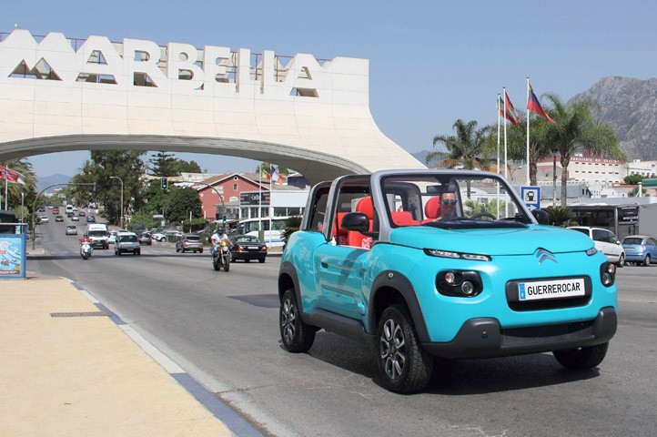 El nuevo Citroën E-Mehari aterriza en la Costa del Sol en versión eléctrica