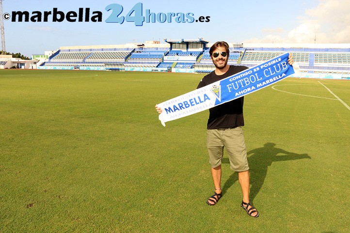 Juan Delola: "El himno del Marbella está hecho con mucho sentimiento"