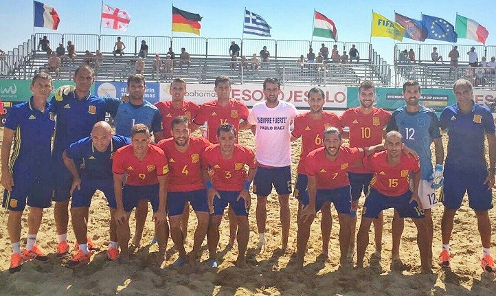 Recuerdo de Juanma a Pablo Ráez en la goleada de España sobre Turquía (8-2)
