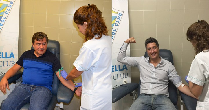 El Marbella FC continúa su apoyo a la campaña de donación de médula
