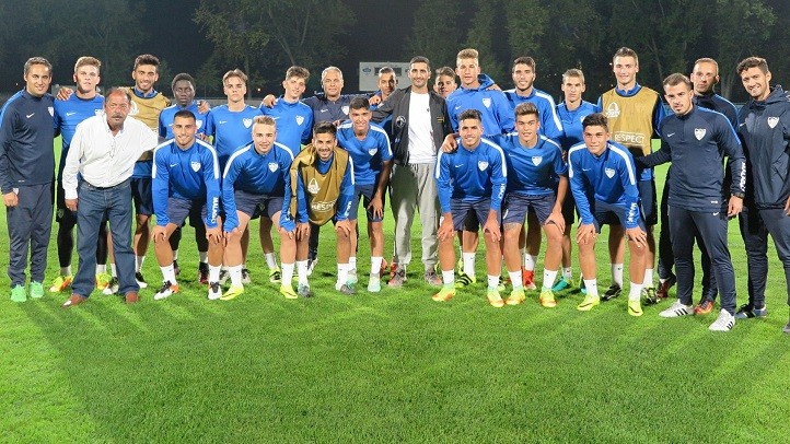 Javi Ontiveros refuerza al juvenil del Málaga en la UEFA Youth League