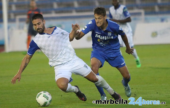 El Marbella FC no se cansa de ganar y también supera al Melilla (1-0)