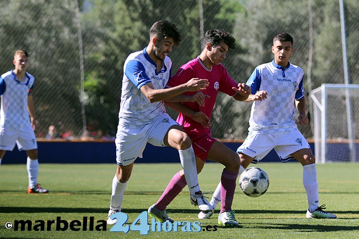 El Marbella juvenil perdona y tropieza en casa ante El Palo (1-2)