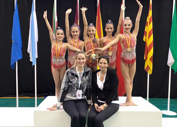 Las alevines del Gimnasia Rítmica Marbella, campeonas de España