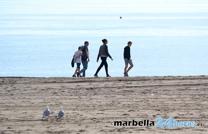 Tras el temporal Marbella recupera el sol y las temperaturas primaverales