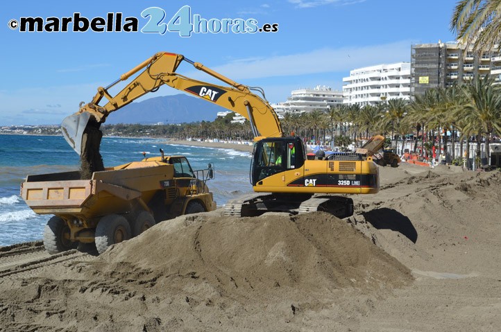 Marbella volverá a reclamar a Rajoy la estabilización de las playas
