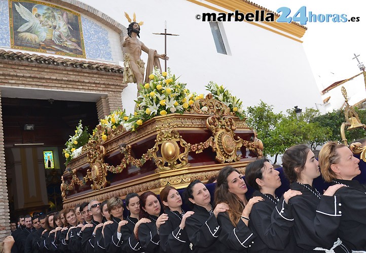 El Resucitado pone el broche de oro a la Semana Santa en Marbella