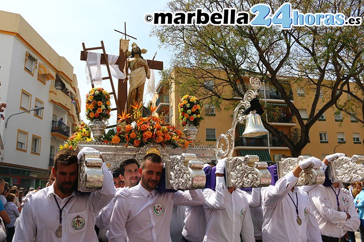 El Resucitado estrena recorrido para cerrar la Semana Santa en San Pedro