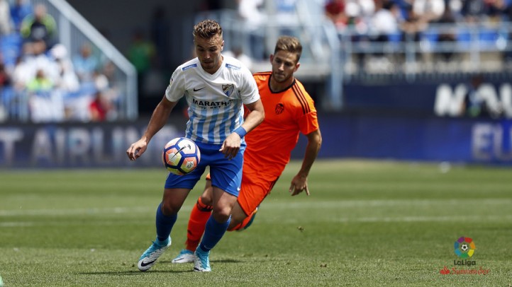 Ontiveros vuelve a ser decisivo en la victoria del Málaga sobre el Valencia