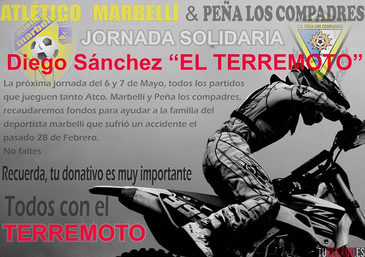 Atlético Marbellí y Los Compadres se unen a favor de "Terremoto"