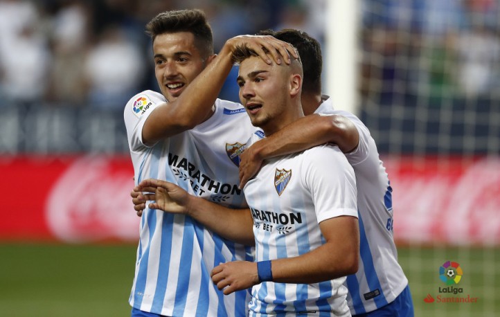 Un colosal Javi Ontiveros encarrila la victoria del Málaga ante el Celta