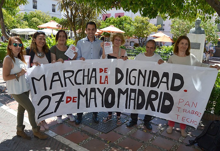 IU Marbella apoya las Marchas de la Dignidad del próximo 27 de mayo