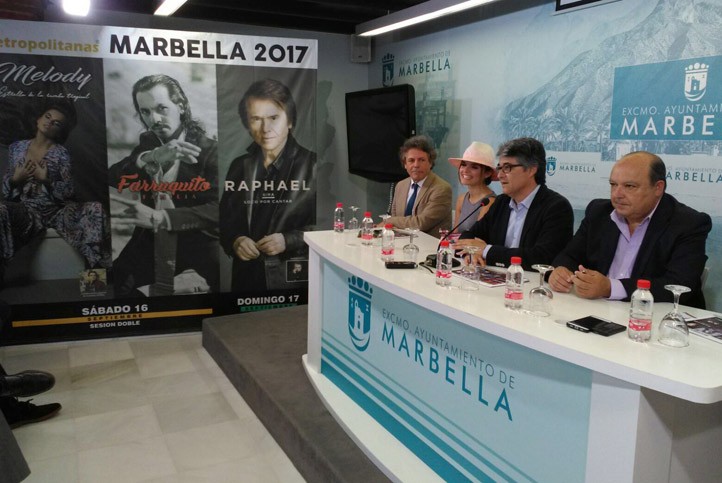 Tres conciertos en la Plaza de Toros de Marbella en septiembre 