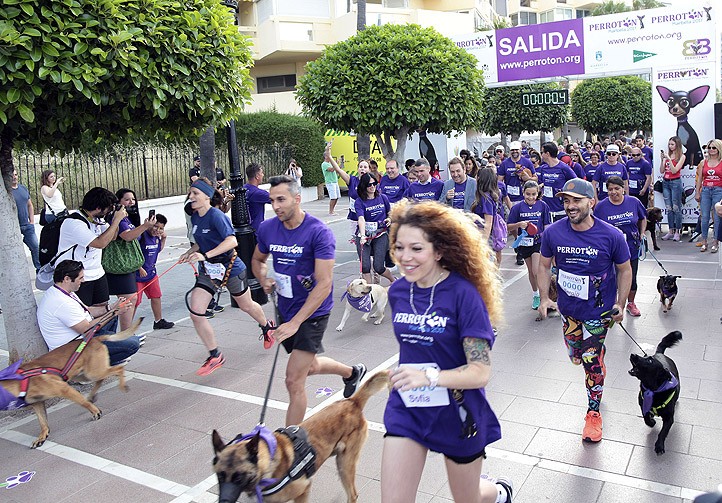 Marbella disfruta con las mascotas en la carrera solidaria Perrotón
