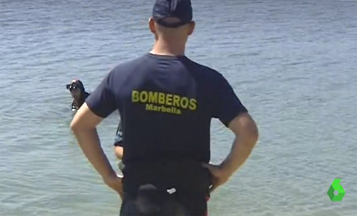 Bomberos de Marbella ayudan a Paco Lobatón a buscar a una desaparecida