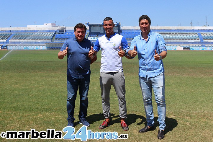 Mauri: "Tengo la ilusión de darlo todo para que el Marbella esté lo más arriba"