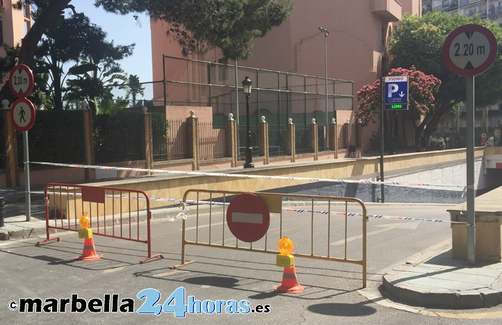 El Ayuntamiento pondrá un arco de gálibo en el túnel de El Fuerte