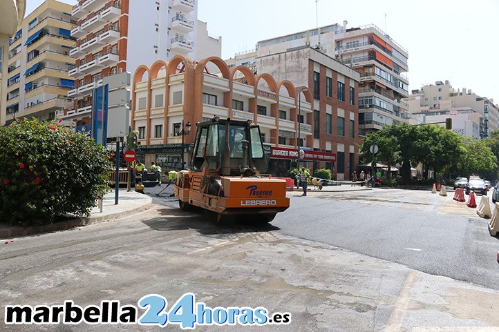 Las obras del Calvario y el túnel de El Fuerte, listas antes del fin de semana