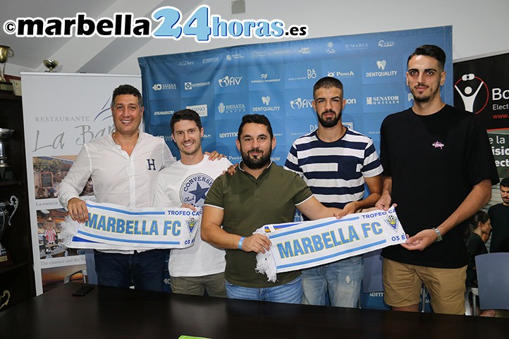 Carlos Indiano y Alejandro Catena llegan al Marbella llenos de ilusión