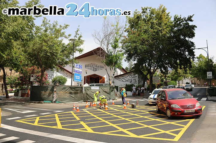 El saneamiento en Marbella sigue mejorando con la obra del Calvario