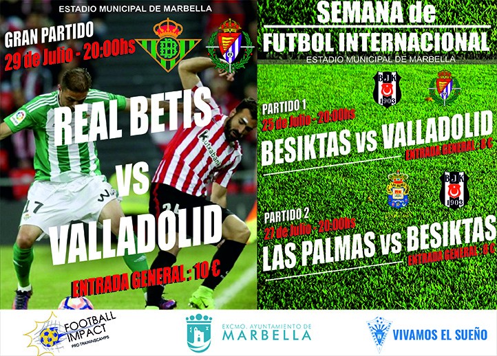 Real Betis, Las Palmas y Besiktas jugarán esta pretemporada en Marbella