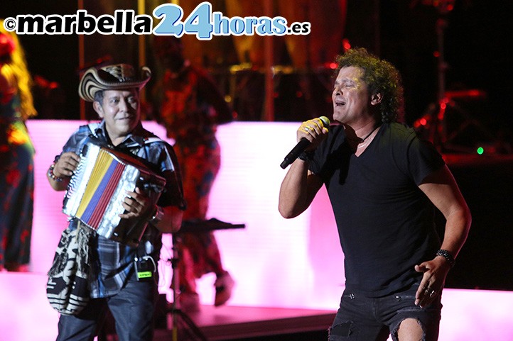 Marbella no para de bailar al ritmo del "Rey del Vallenato", Carlos Vives