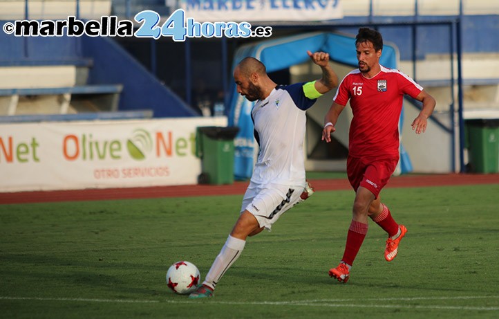 Buena imagen del Marbella FC en el triunfo ante el Uniao Leiria (1-0)