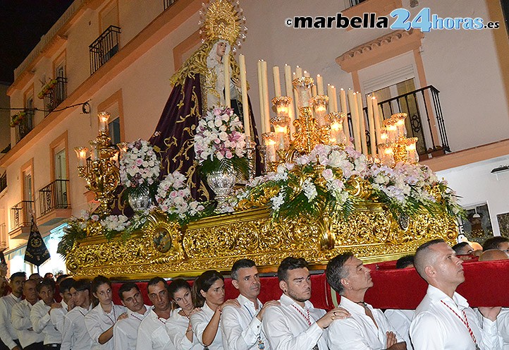 La Virgen de la Caridad recorre Marbella en honor a su 50º aniversario