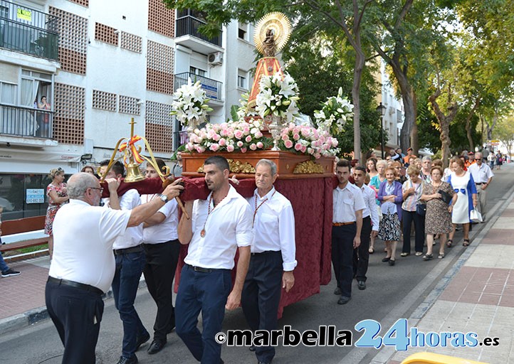 La Virgen del Pilar vuelve a recorrer las calles de Marbella el 12 de octubre