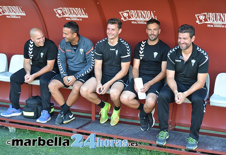 Estévez: "La diferencia entre el Murcia y el Marbella no ha sido este 3-0"