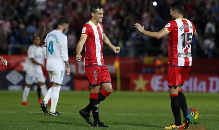 El Girona de Bernardo da la sorpresa al imponerse al Real Madrid