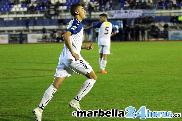 Ángel Román, el último canterano en debutar con el Marbella FC